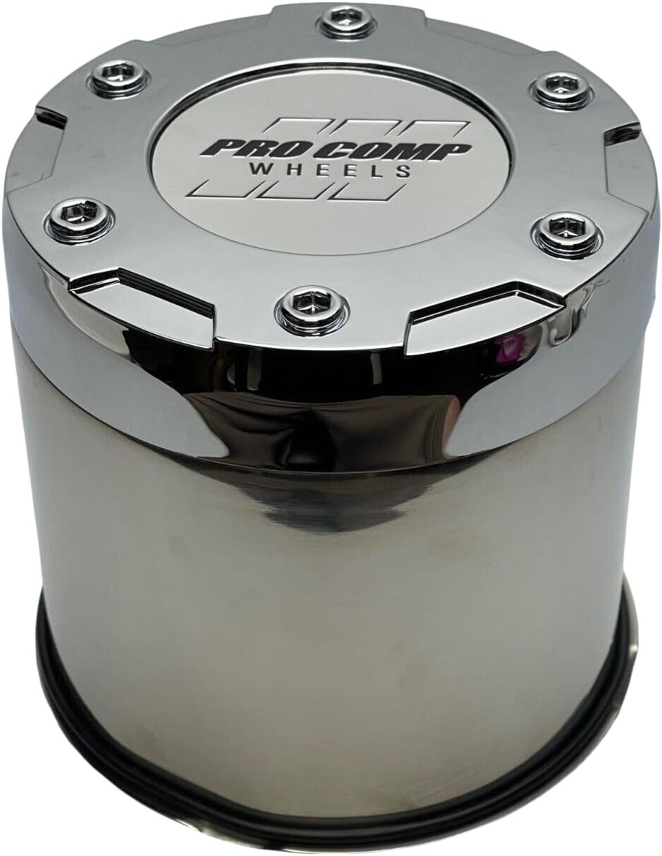 Pro Comp Chrome Push Thru Wheel Center Cap 7515042 Sticker Logo 8515042-2 S1912-16