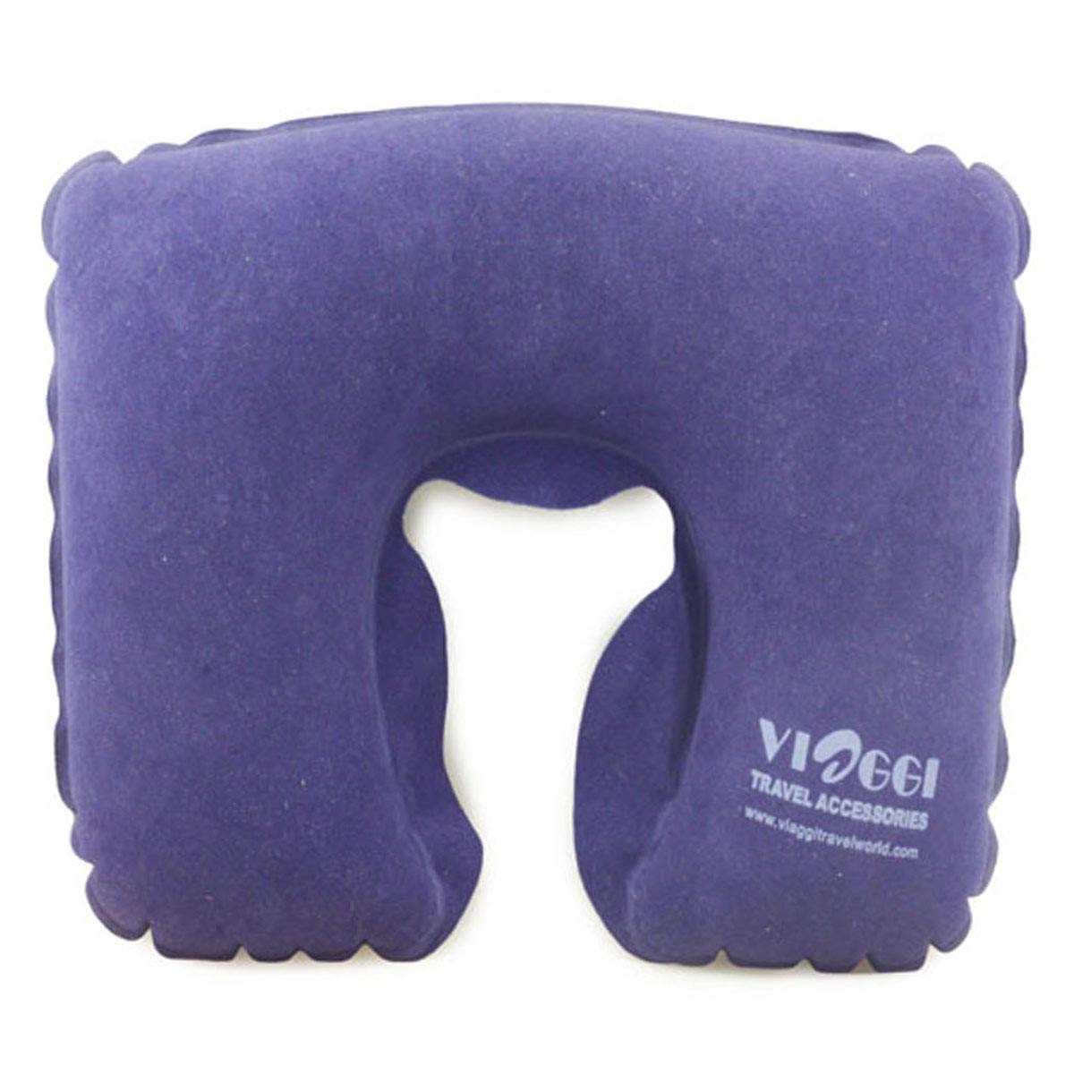 Viaggi Purple Inflatable travel pillow 3