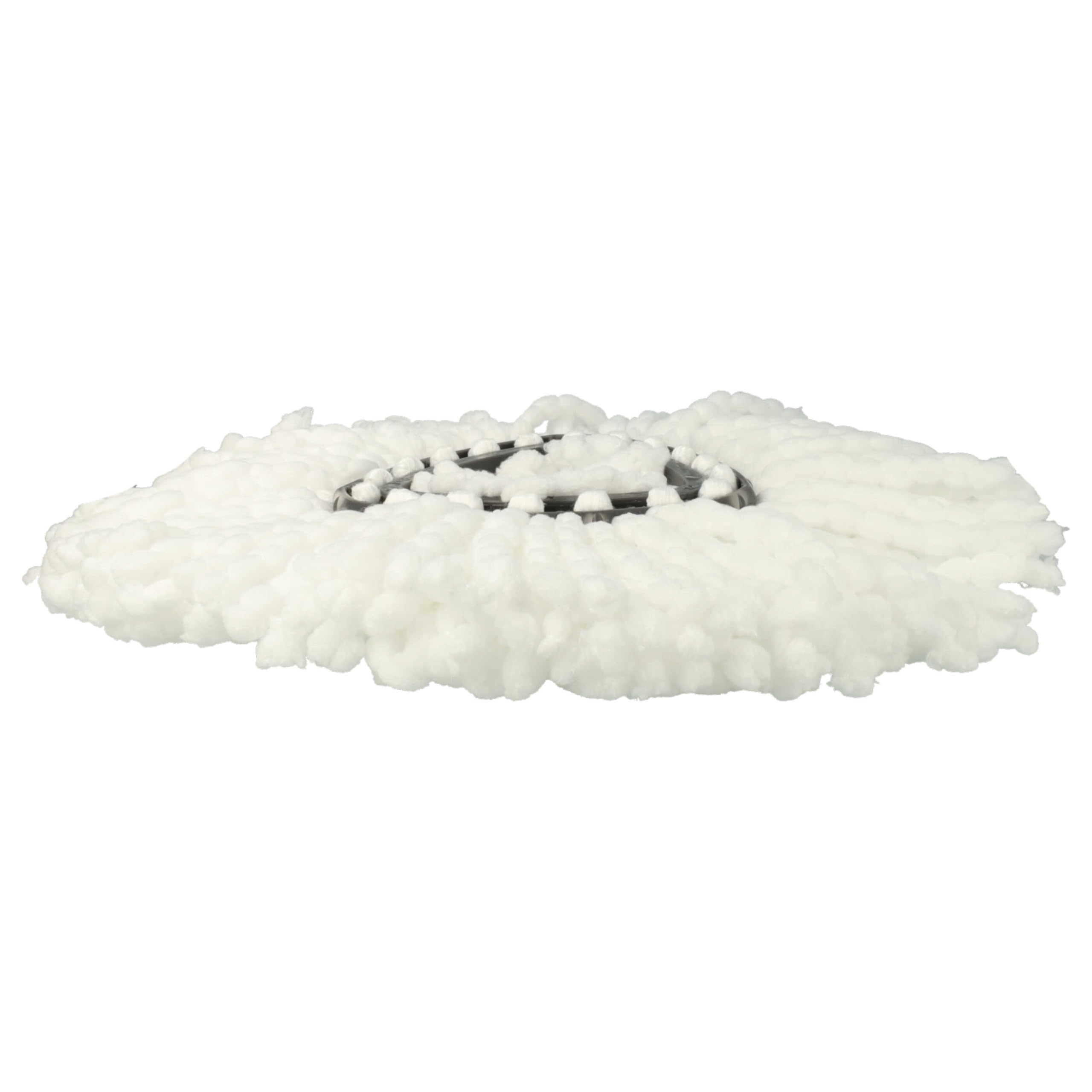 vhbw 5X Cabezal fregona Compatible con Vileda EasyWring & Clean, EasyWring & Clean Turbo fregona - Repuesto, Microfibra, Blanco