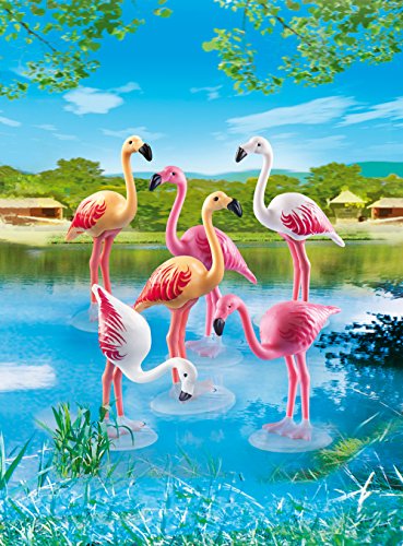 PLAYMOBIL Family Fun 6651 Flamingoschwarm, Ab 4 Jahren