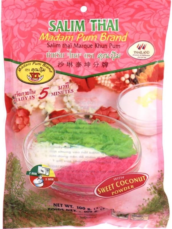 Salim Thai (Three Colors Thai Dessert) - 3.5oz (Pack of 6)