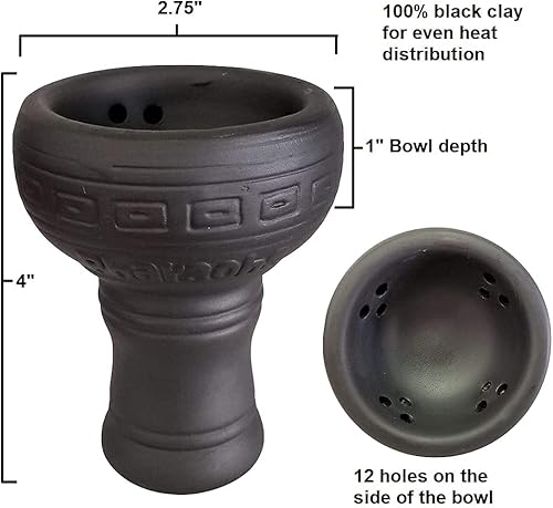 Miniatura 5 de Juego de cachimba azteca del faraón de 16", edición cósmica (algodón de azúcar)