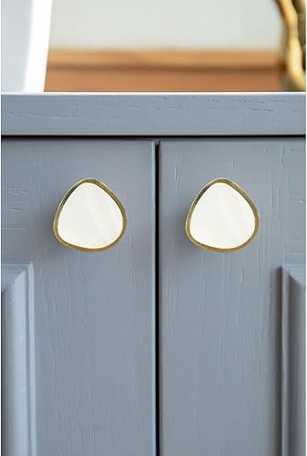 Vista 6 de Perilla Home Juego de 6 perillas de madreperla para gabinete y cajones Perillas decorativas para hardware de gabinete de cocina de casa Mueble