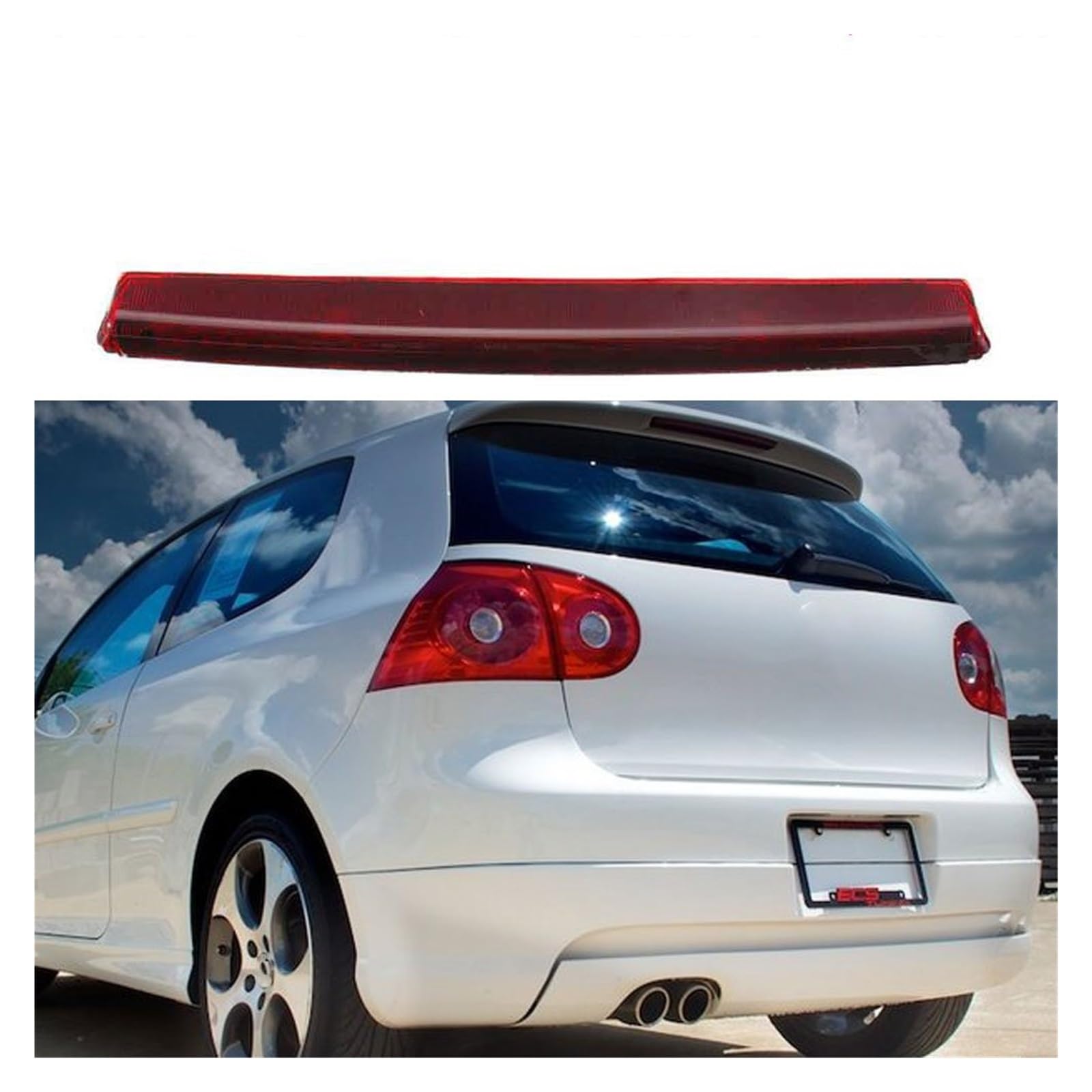 Terza Luce Stop Per VW Per Golf 5 2003 2004 2005 2006 2007 2008 2009 1K6945097F Luce Freno Posteriore A LED Per Auto Montata In Alto