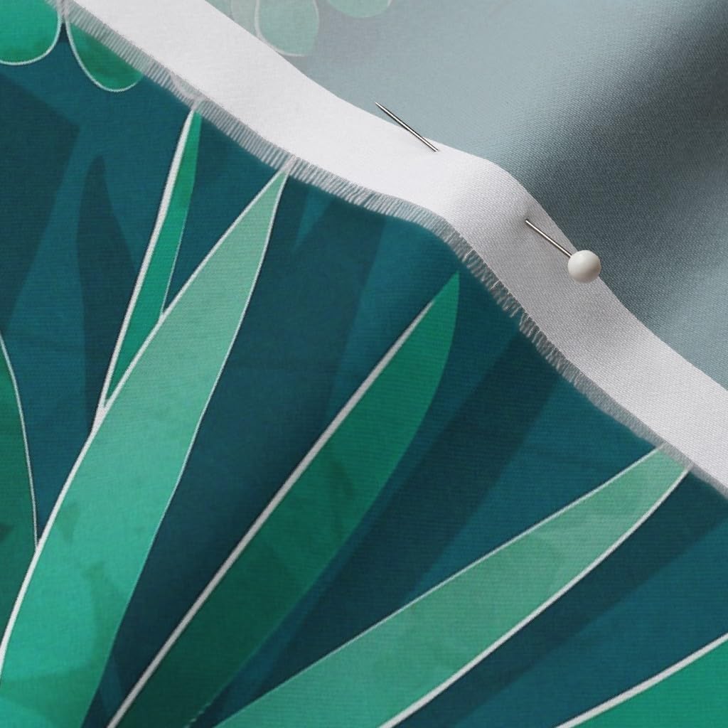 Spoonflower Fabric - Succulent Love Scale Green Purple Succulents Cactus Plant Natural Printed on Organic Cotton Sateen Fabric by The Yard - Sewing Quilting Apparel Home Decor