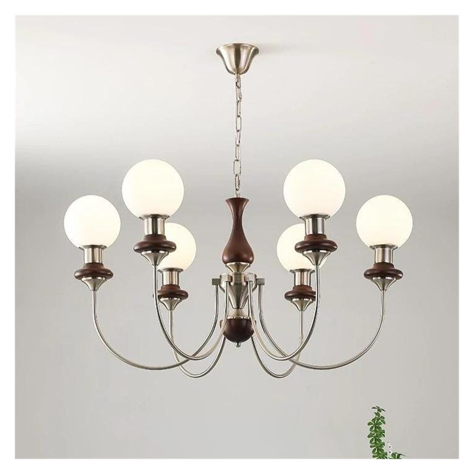 Luminaires français haut de gamme lustre ancien 6 têtes salon
