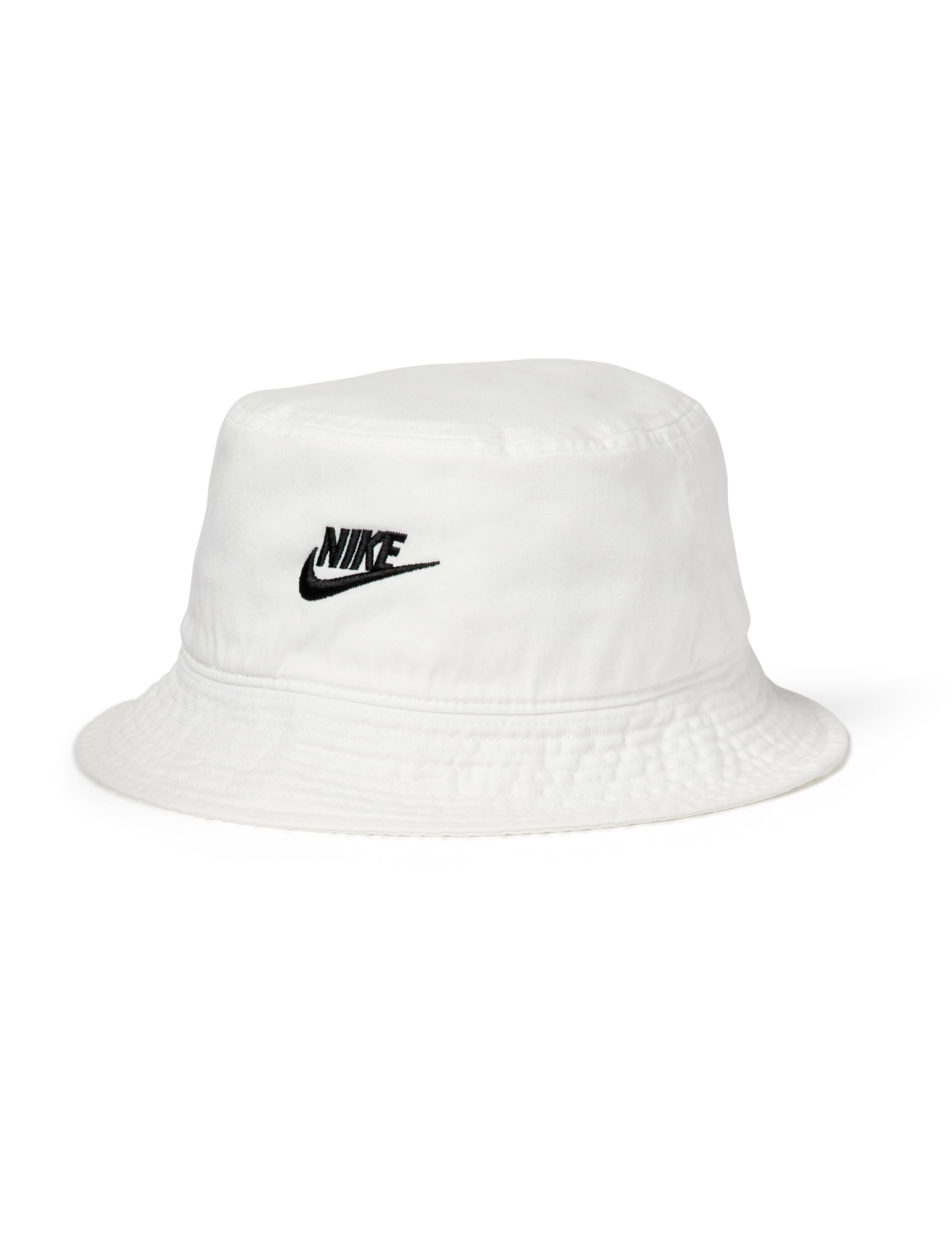 Nike Mens Apex Futura Washed Bucket Hat, White/Black, Size M/L, Men