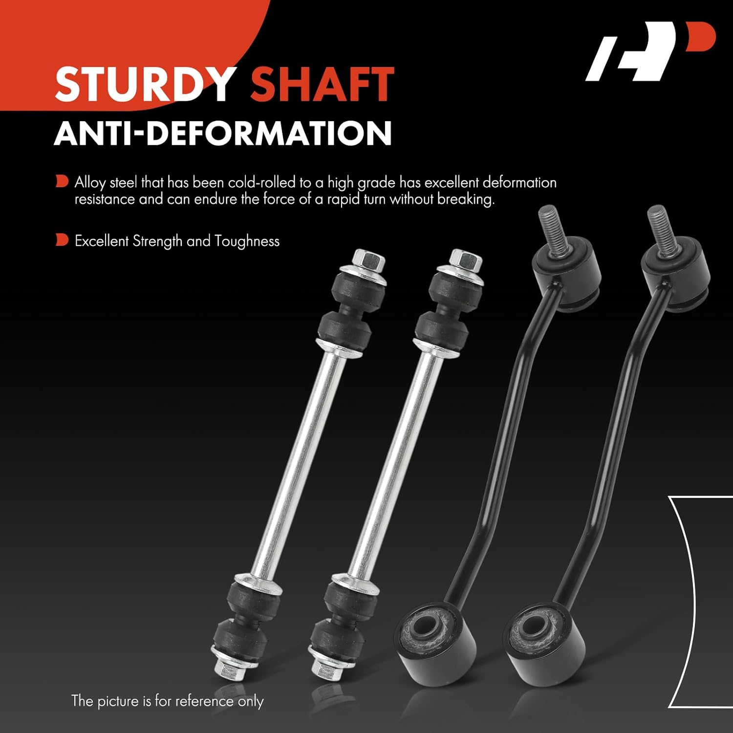A-Premium Set of 4, Front & Rear Sway Bar Links Stabilizer Bar Links Kit, Compatible with Ford Explorer Sport Trac 2001 2002 2003 2004 2005