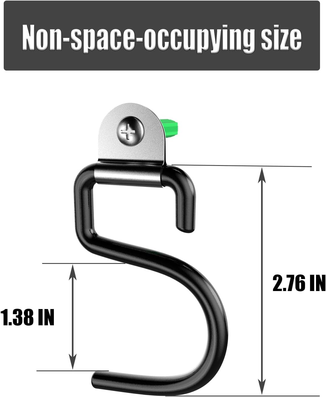 Folding Wall Hooks 4PCS 180 Degree Turn Hooks for Hanging Heavy Duty for Bathroom, Kitchen, Bedroom – Space-Saving, for Towels, Coats, Bags, Easy Installation - Image 2