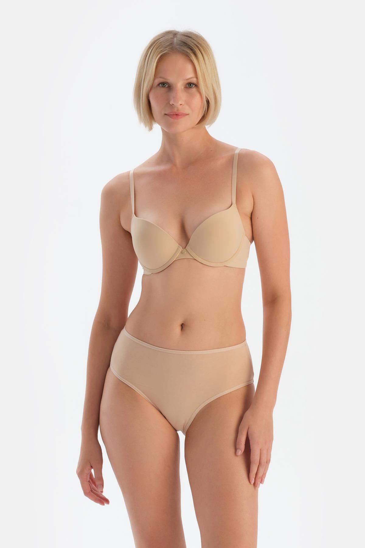 Kadın 5104Kc Yüksek Bel Slip 3'lü, Pamuk