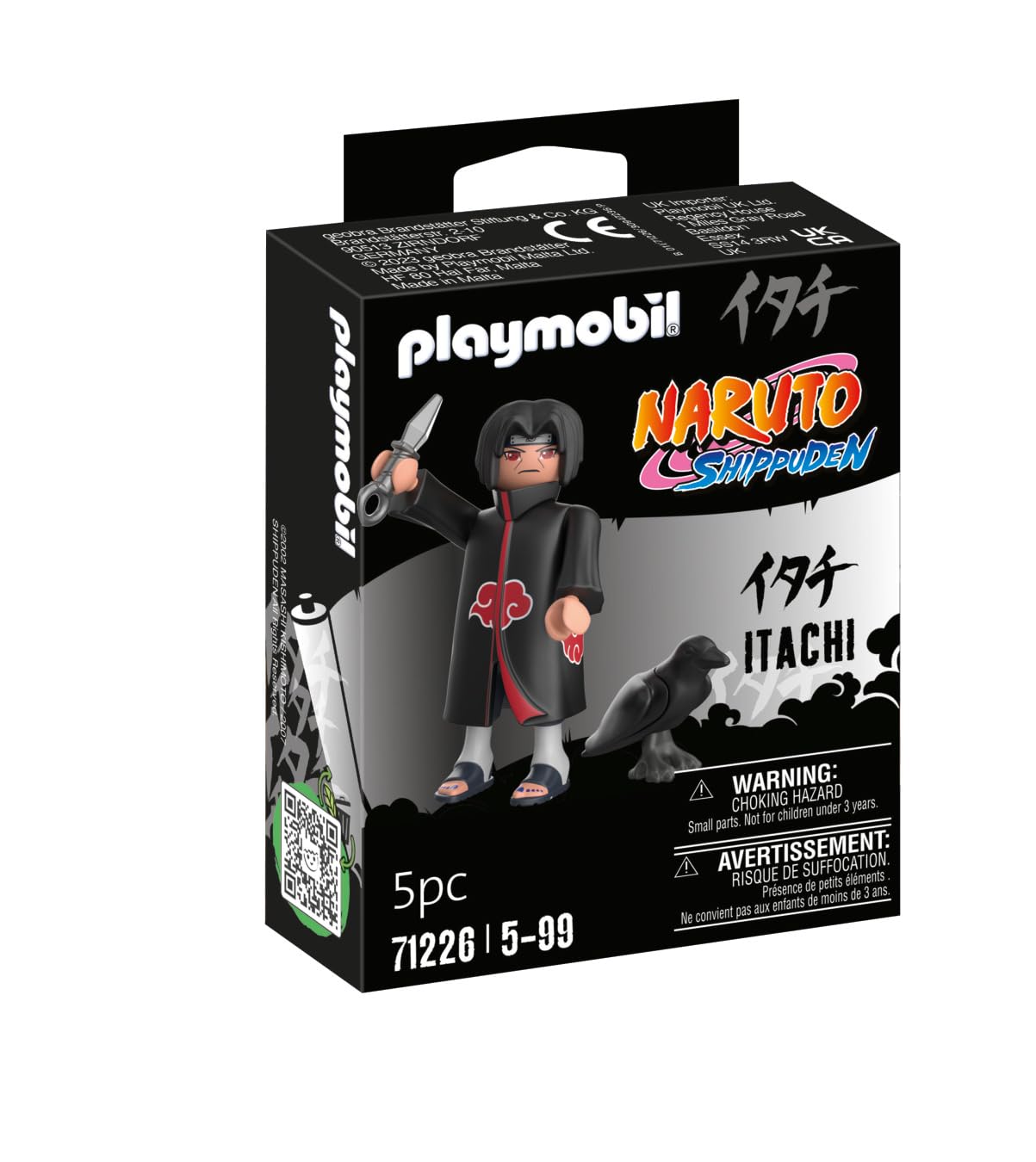 Playmobil Naruto Shippuden: Itachi Akatsuki, Multicoloured