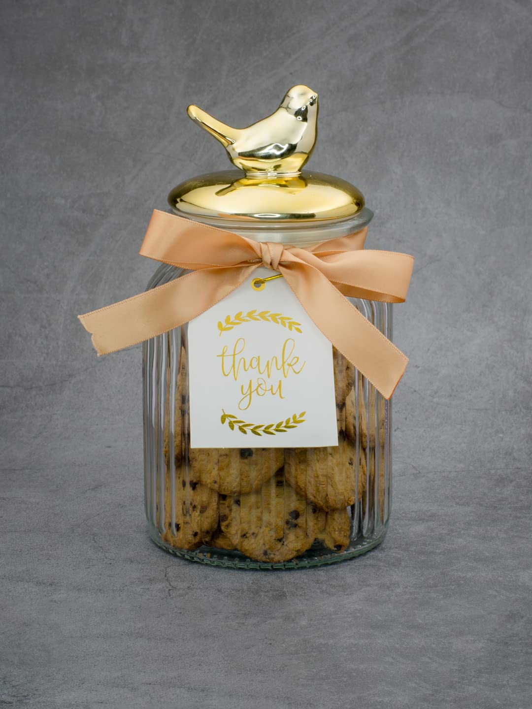 Market99 Glass Jar with Bird Lid - 950 Ml