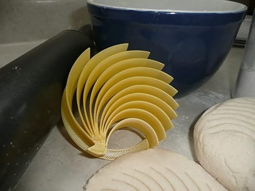 Miniatura 7 de YNGLLC Clásico Pan Dulce Diseño Patrón Concha Cortador Mexicano Pan Dulce Sello Hecho en Estados Unidos PR4935