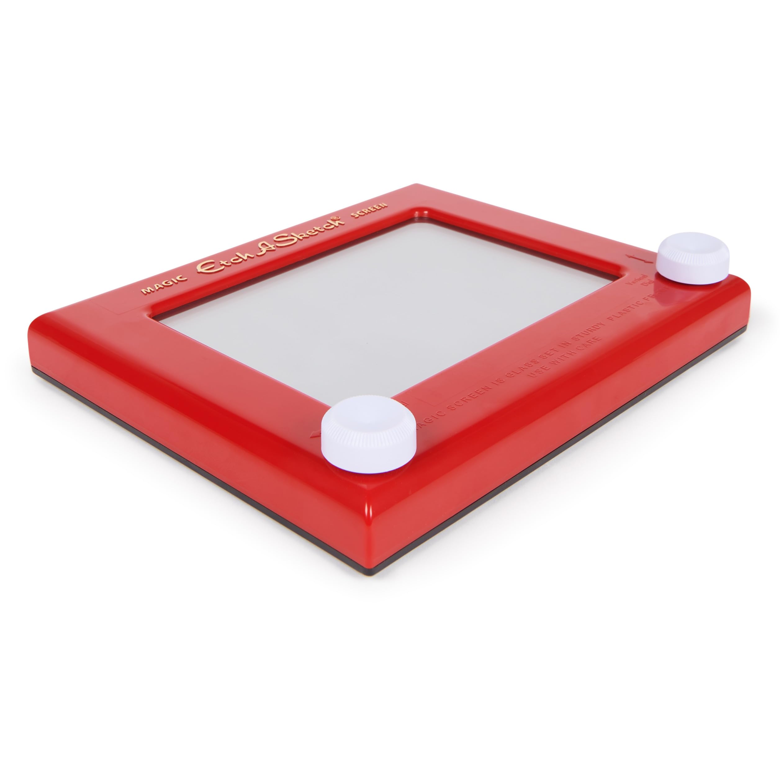 ETCH A SKETCH - ORIGINAL MAGIC SCREEN - PIZARRA MAGNETICA INFANTIL - con 86% de Plástico Reciclado - Juegos de Creatividad Comprometidos con el Medio Ambiente - 6066719 - Juguetes Niños 3 Años +