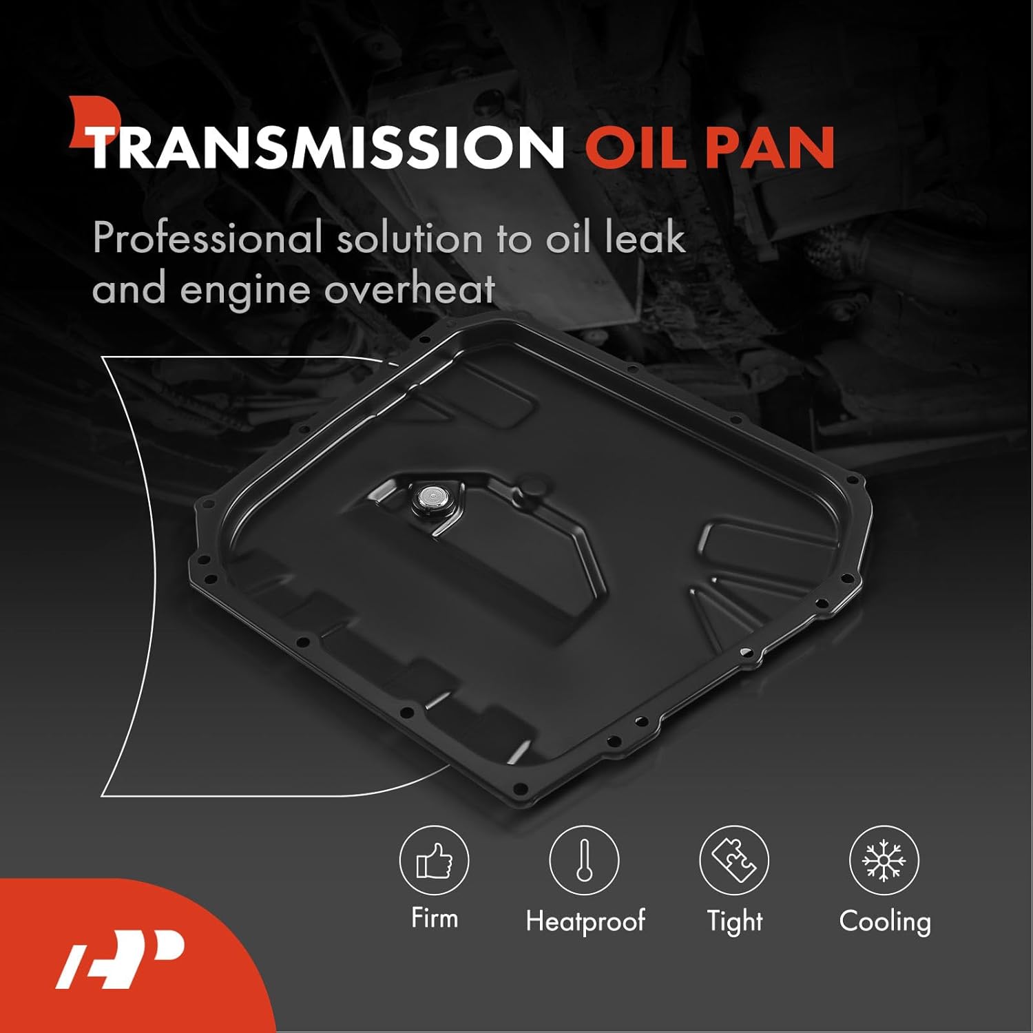 A-Premium Transmission Oil Pan with Drain Plug Compatible with Audi A5 2010-2011, A5 Quattro 2010-2011, RS5 2013-2015, S4 2010-2016, S5 2010-2017, S6 2013-2017, S7 2013-2017