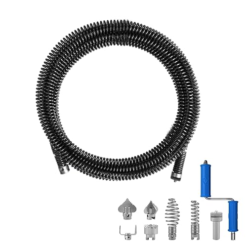32.8 Feet x 1/2 inch Solid Drain Cleaning Cable with
