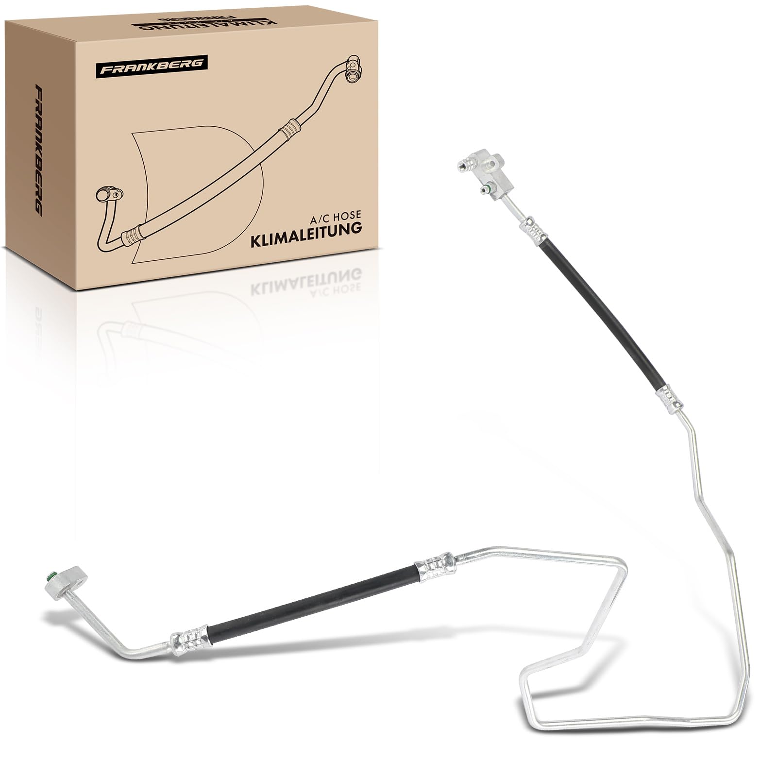 Frankberg Tubería de alta/baja presión aire acondicionado | Compatible con: Caja de puente, Autobús Jumper, Ducato Van 250, Plataforma/chasis Boxer, Plataforma/chasis Jumper, bóxer