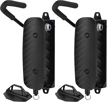 Two Packs Bike Wall Mount Bicycle Swivel Hanger Vertical Bike Rack Bicycle Storage Rack for Garage MTB Mountain Bike Wall Mount Bike Rack