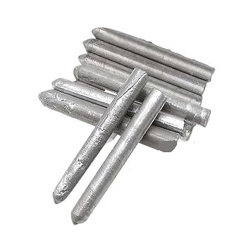 Aluminum Rods Low Temperature Fusible Rods for Welding Copper, Iron and Stainless Steel Fast, High Strength Aluminum Patch Hole Flux Kits for DIY1 Pcs