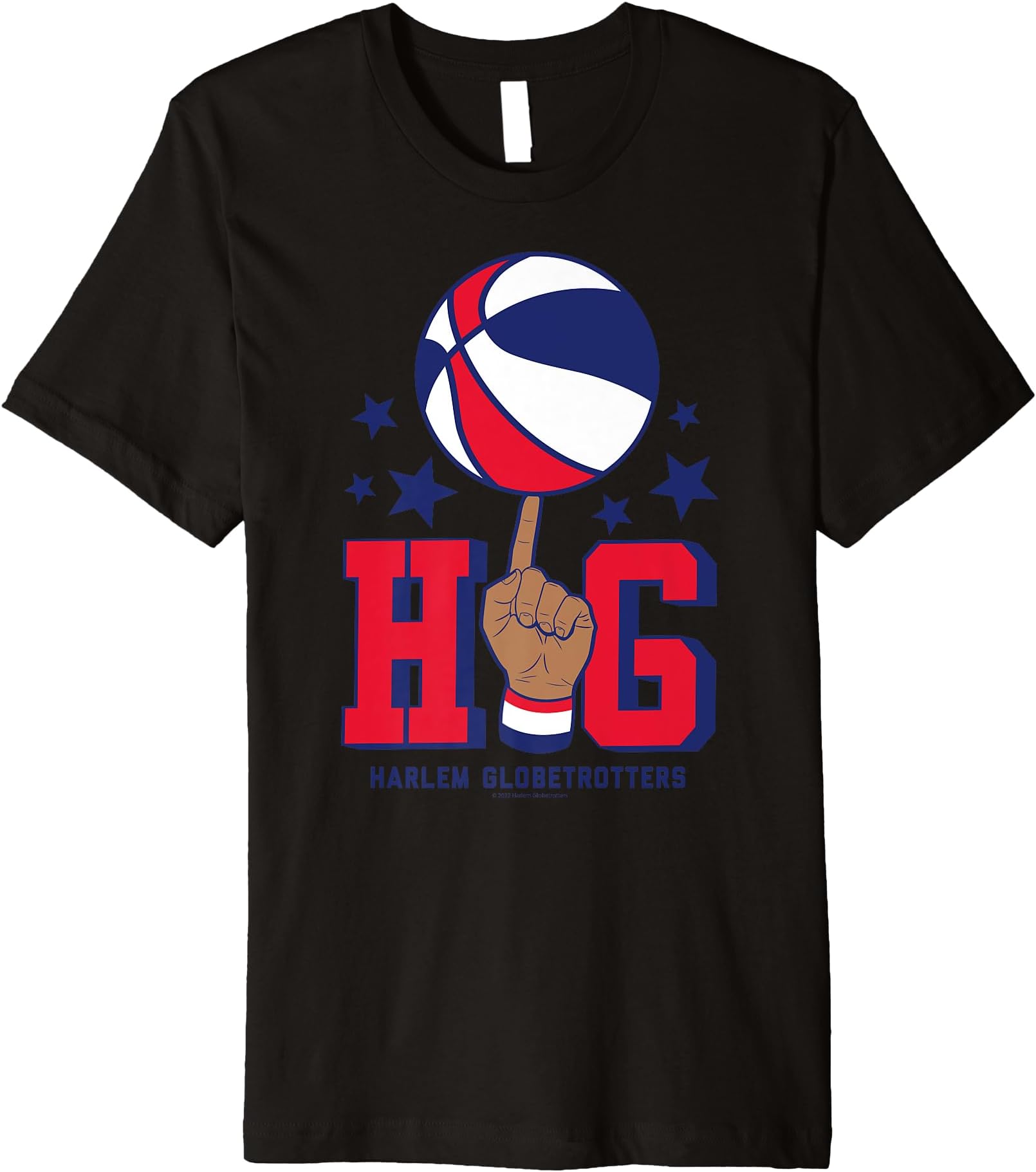 Harlem Globetrotters - HG Basketball On Finger Premium T-Shirt