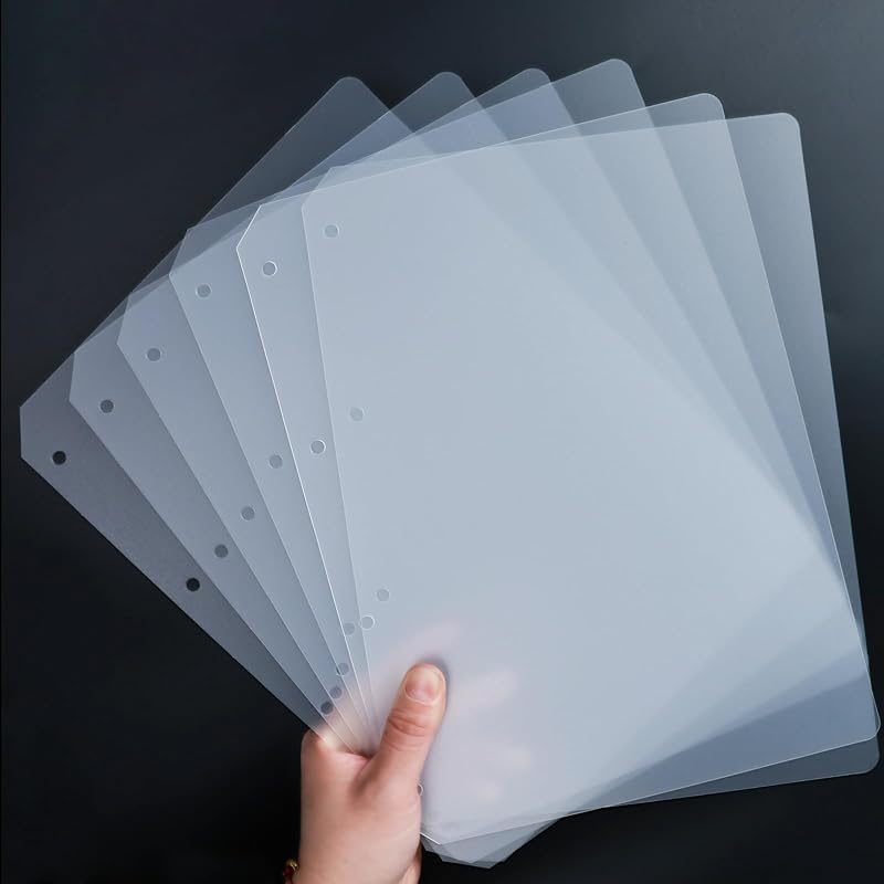 Yazikisa Kit de Páginas para Organizador de Unhas Postiças, Tamanho Grande, 6 Folhas