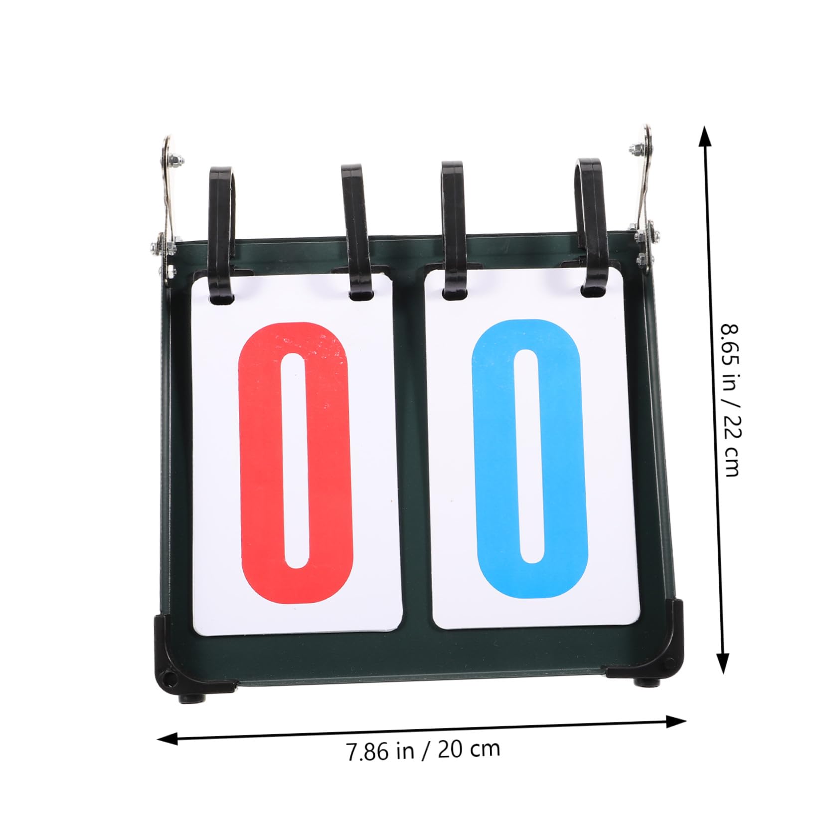 INOOMP Tabellone Segnapunti Portatile da Competizione in Acciaio | Struttura in Pvc e Lamiera, Lettura Immediata, Formato da Tavolo per Eventi Sportivi