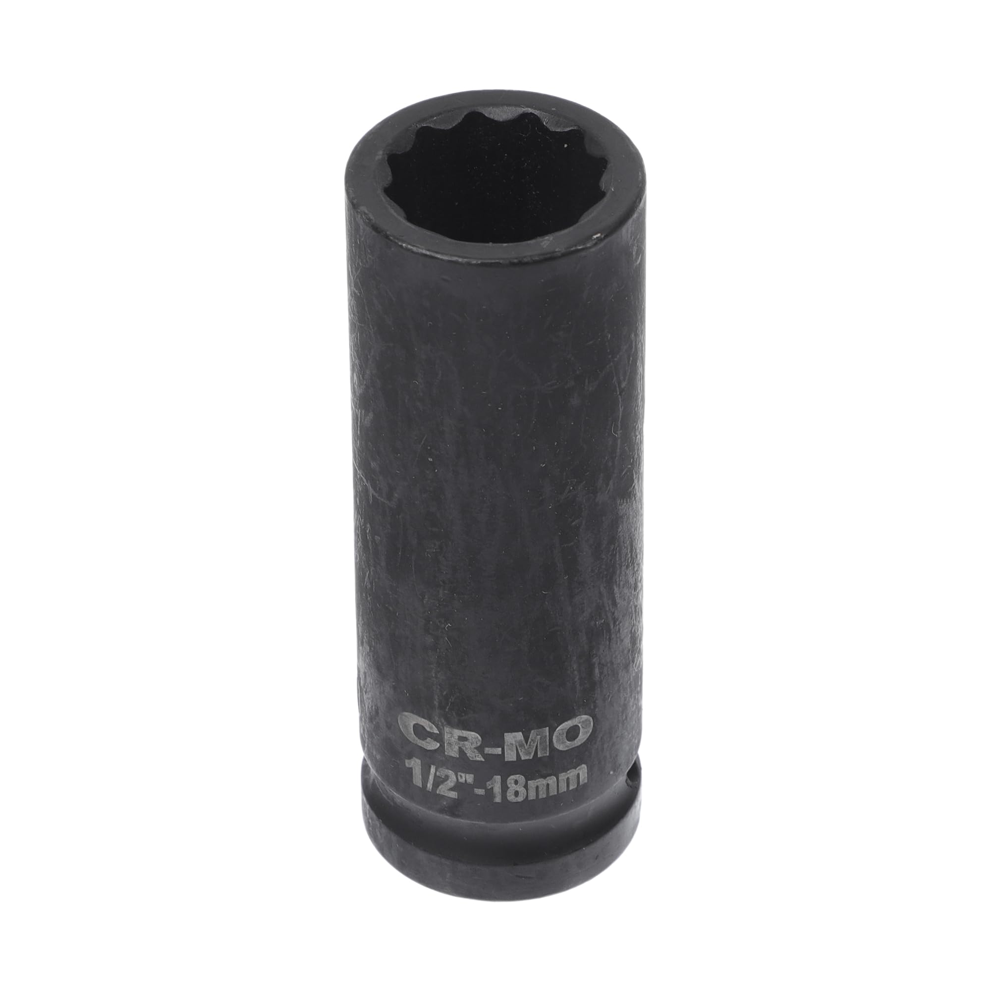 HEROFFIX 1 Pcs Impact Socket Durable Hardware Tool 78mm Black High Carbon Steel 12 Point 18mm for Car Motorcycle Dirtbike Repair 1/2 Inch Drive