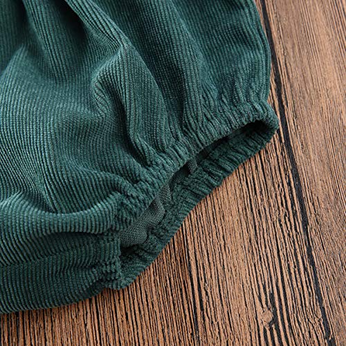Mubineo Infant Baby Girl Boy Corduroy Overalls Unisex Suspender Overall Shorts Bloomers Clothes (Green, 6-12 Months) #TOP5