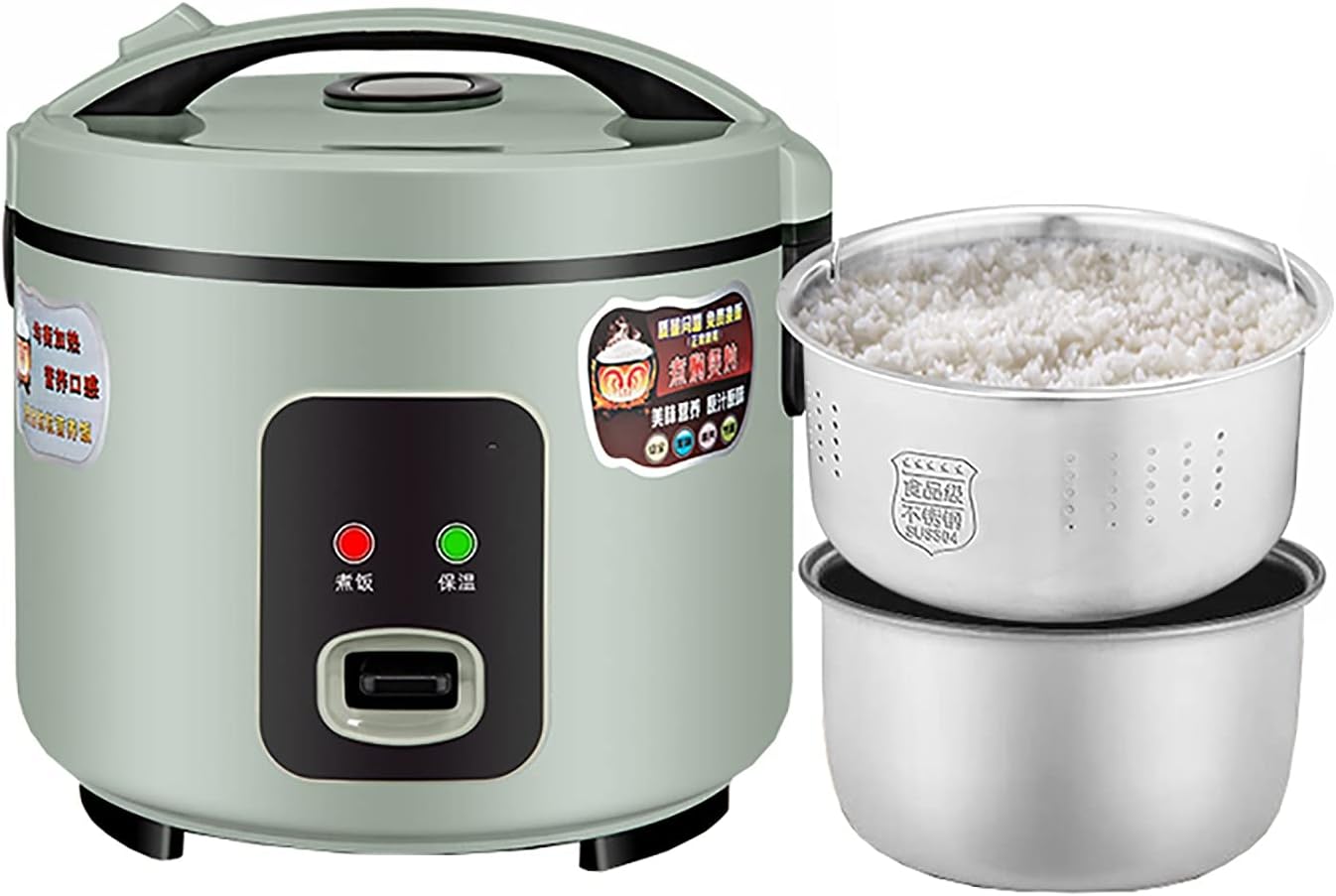 Rice Cooker (2-5L) Household Multifunctional Low-sugar Non-stick Rice Cooker, Rice Soup Separation, Intelligent Heat Preservation, For 1-7 People 220-240V US/EU(3L)