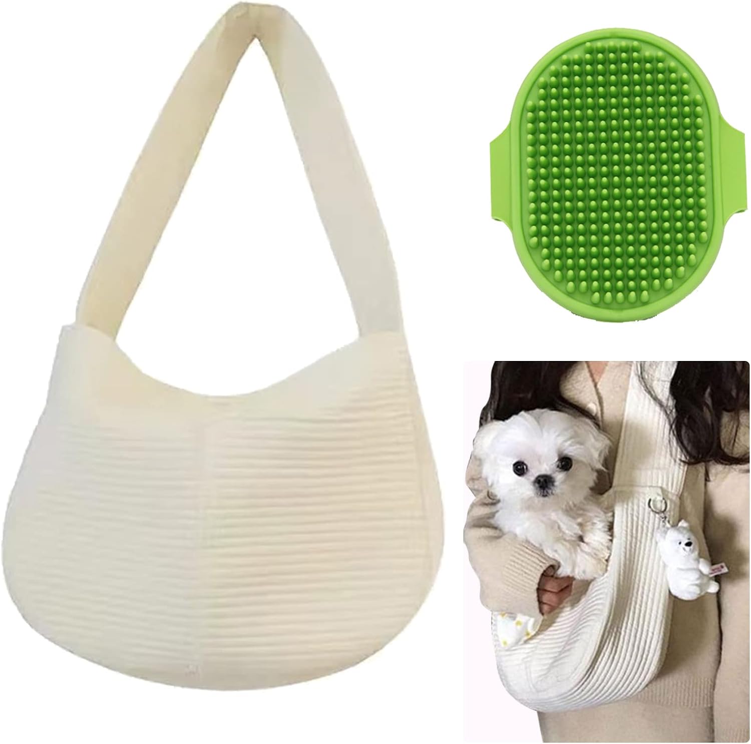 BDSHUNBF Dog Cat Sling Carrier, Pet Carrier, Dog Carriers for Small