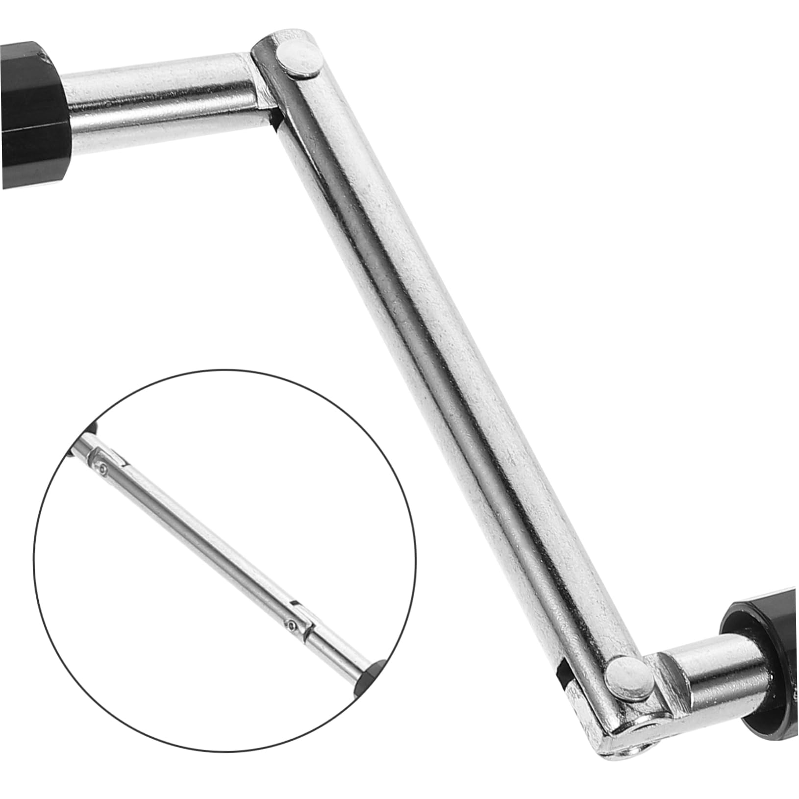 Manivelle Noire pour Store Banne Manuel Accessoire ExtéRieur Durable Et Facile À Utiliser pour Auvent Et Rideau 24.4 Pouces