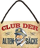 schilderkreis24 – Blechschild Lustiger Spruch “Club der 