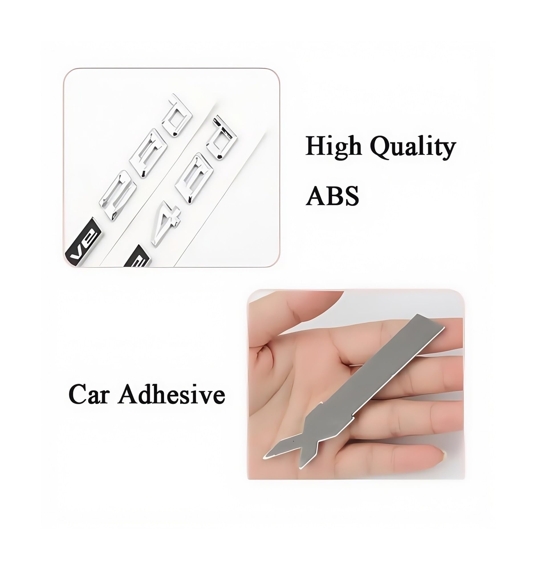 Emblemas 3D ABS for Guardabarros de Coche X Drive 18d, 20d, 23d, 25d, 28d, 30d, 35d, 40d, 45d, 48d, 50d y 55d, compatibles con X1, X3, X4, X5, X6 y X7(Gloss Black,X Drive 40d)