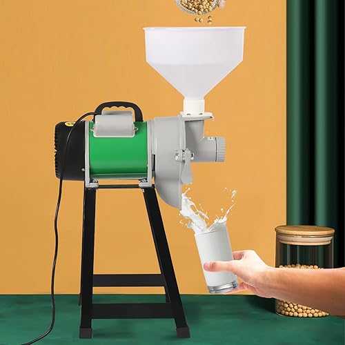 Miniatura 3 de Molinillo eléctrico de grano de 2200 W, molinillo de maíz para alimentación húmeda, molino de harina, molinillo de cereales de grano, arroz, maíz,