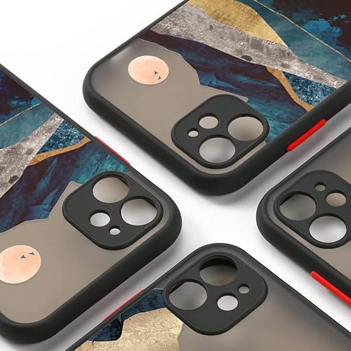 Miniatura 2 de Funda de teléfono de paisaje floral mate para Xiaomi para Redmi Note 10 Pro 9 8 7 9s 10s 9A 9C NFC 9T Poco X3 Pro M3 F3 Fundas Fundas Protección