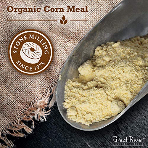 Great River Organic Milling, Specialty Flour, Corn Meal, Stone Ground, Organic, Non-Gmo, 50-Pounds (Pack Of 1) #TOP4