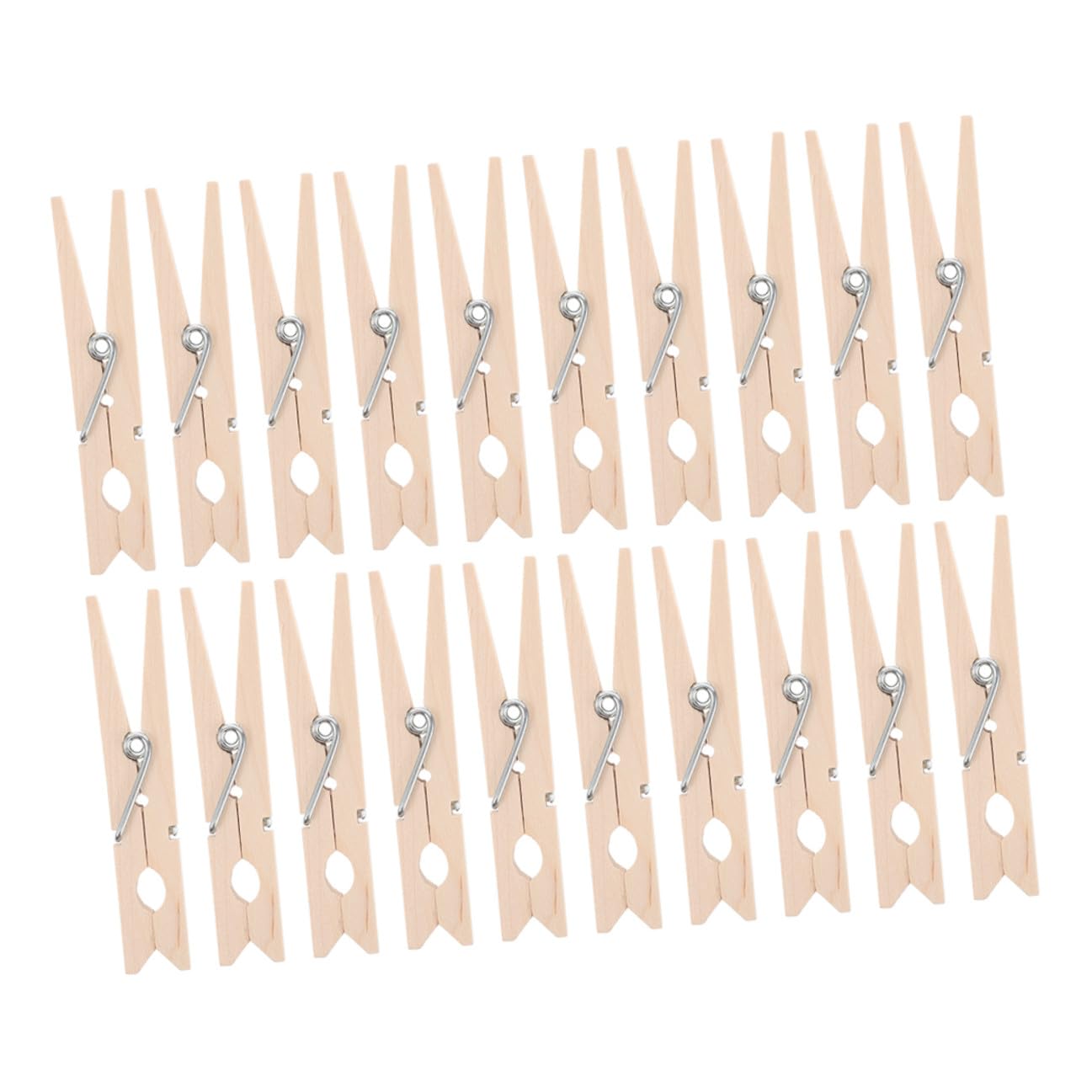 Toyvian 150 pezzi Mini Mollette in Legno Naturale per Bucato e Foto Clip Resistenti e Compatte per Appendere Calzini Biancheria e Artigianato Design Portatile e Multifunzionale
