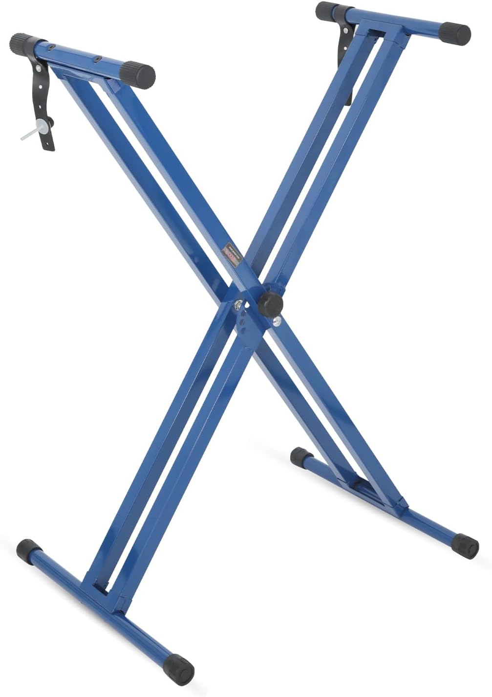 5 CORE Keyboard Stand Dual X Shape Adjustable Portable Heavy Duty Key Board DJ Controller Stands for Electric Digital Midi Pianos Blue - KS 2X BLU