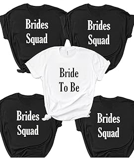 Bride To Be/Brides Squad T Shirt M7 (Brides Squad, L)