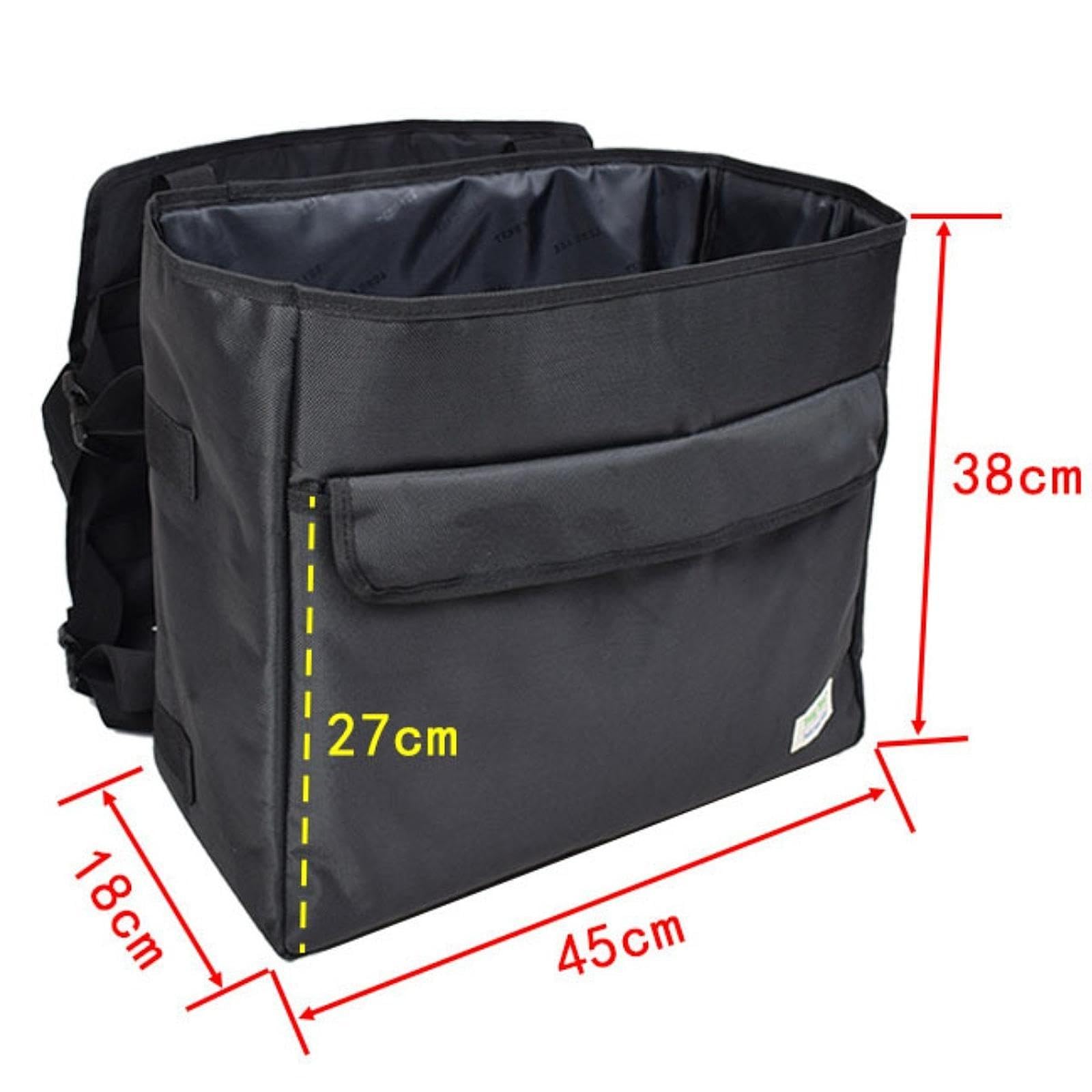 Yajuyi Organizador de Maletas Bolsa Organizador de Viaje Portátil Arnés Ajustable Compartimiento Grande Bolsillo Frontal Impermeable para Familias