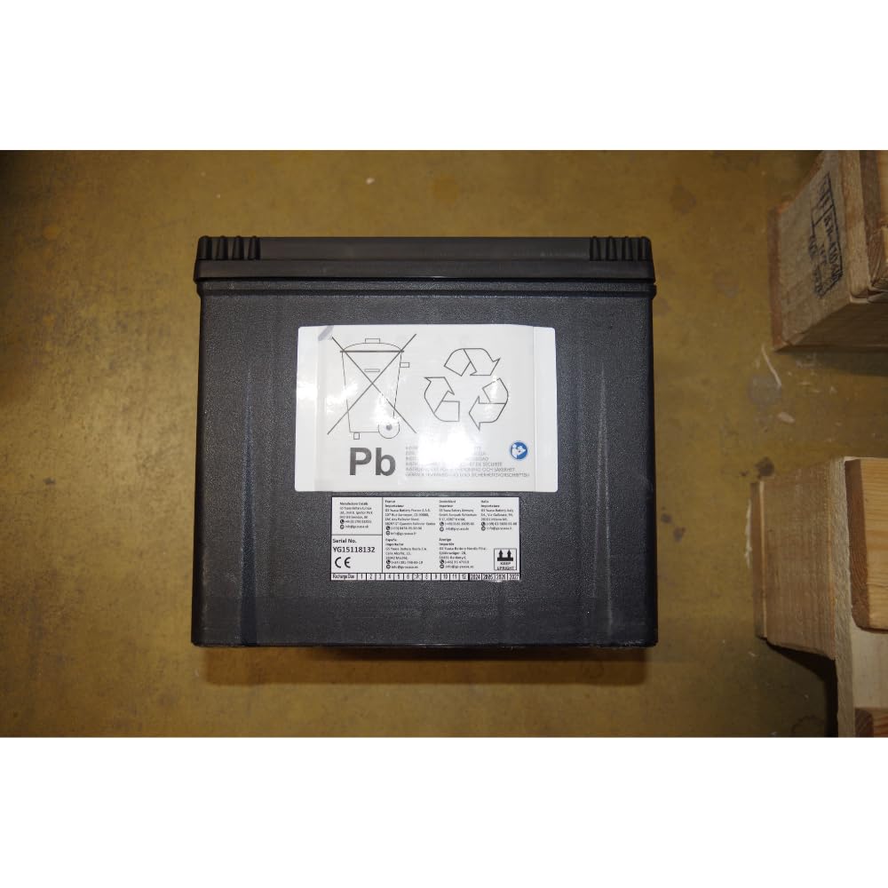 Yuasa YBX3014 Batterie de voiture haute performance scellée sans entretien 12 V 60 Ah 450 CCA