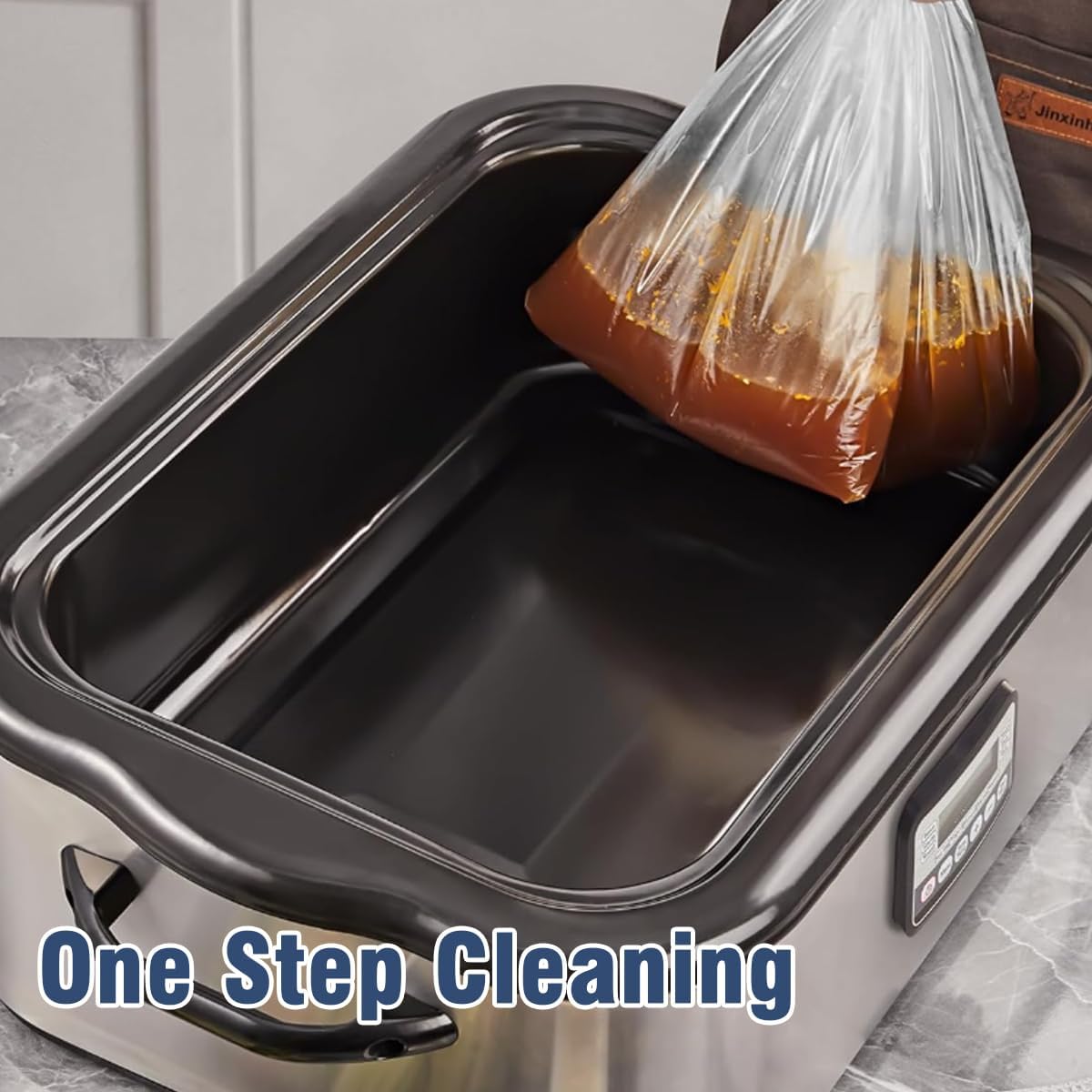 Electric Baking Machine Liner, 18 x 34 inches，10 pieces, suitable for 16, 18, and 22 quart baking machines, baking tray oven liner plastic cooking bag