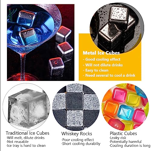 Piedras de Hielo de Metal Reutilizables, Pack de 6 miniatura 2