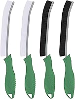 Vista 32 de Cepillo de inodoro, 2 piezas de cepillo de limpieza de baño, raspador de inodoro, cepillo de inodoro profundo con agujero para colgar, cepillo