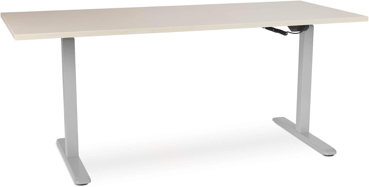 Desks Office Desks H48 X 63W VonHaus Electric Stand Up Desk Frame with