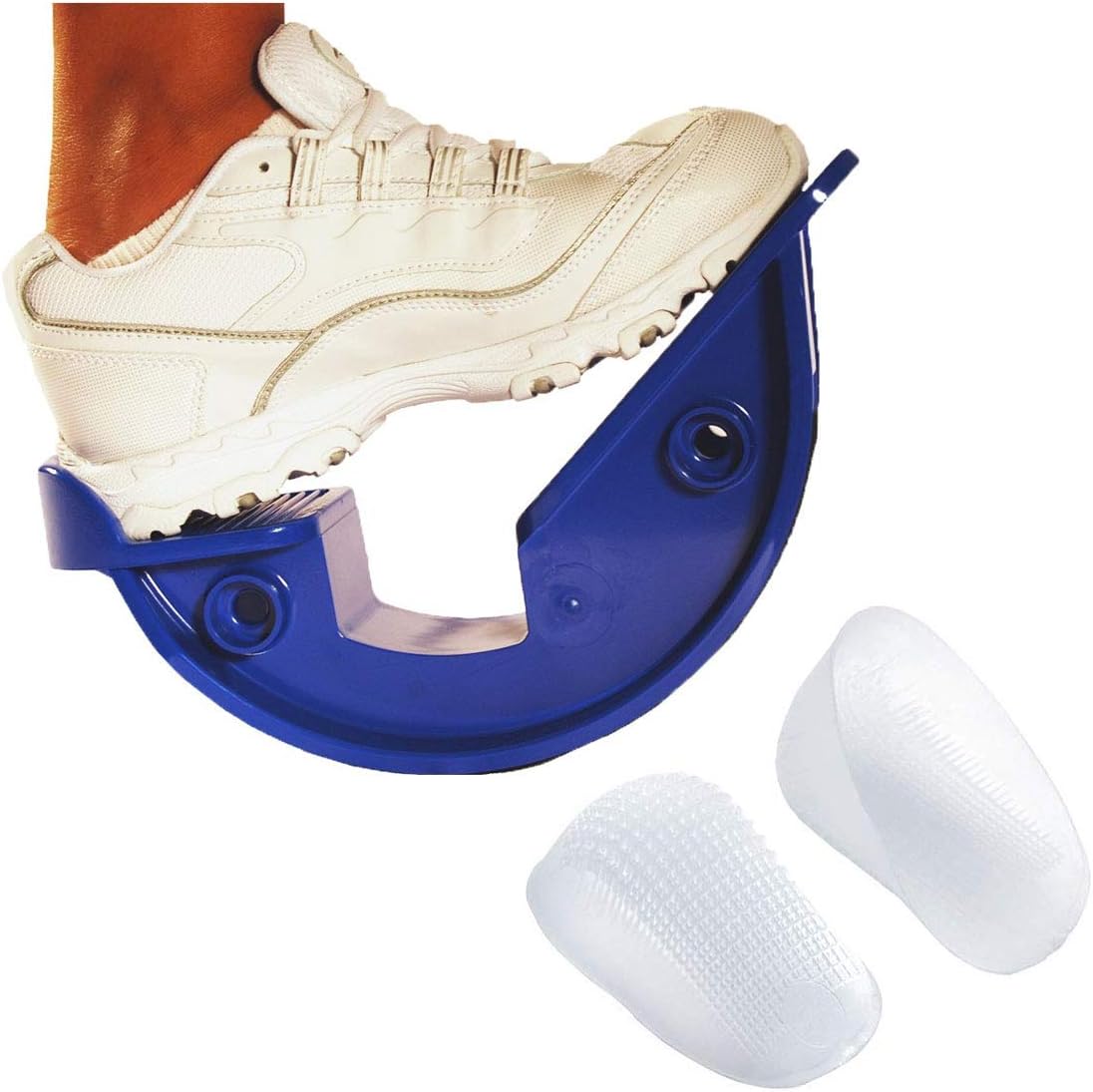 ProStretch Heel and Foot Pain Relief Kit, Includes ProStretch The Original Calf and Foot Stretcher and 1 Pair of Large TuliGEL Classic Heel Cups