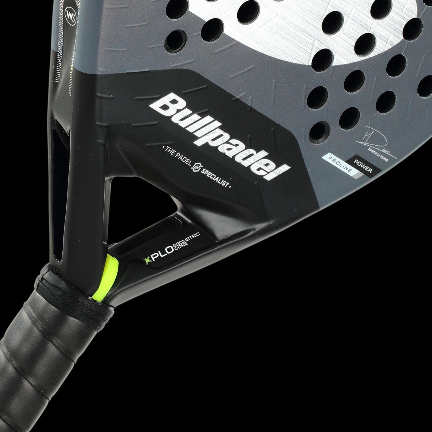 BULLPADEL Padel Racket XPLO Comfort 2026 | Explosive Pala Padel for Superior Comfort and Ease | Geometric Shape, Fibrix Face & Multieva Core | Hexature Rigidity, Air Power, Wave System, Custom Weight