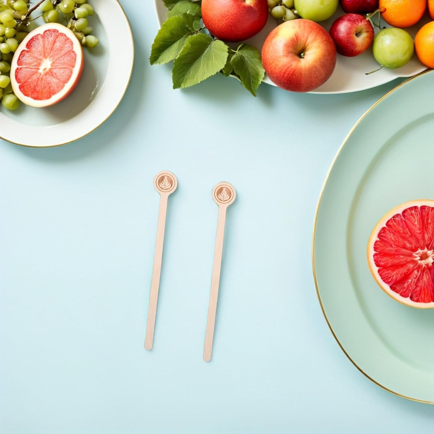 PRETYZOOM 100pcs Wooden Coffee Stir Sticks round Tip 15cm Beverage Stirrers for Hot Drinks Cocktail Mixing Bar Use