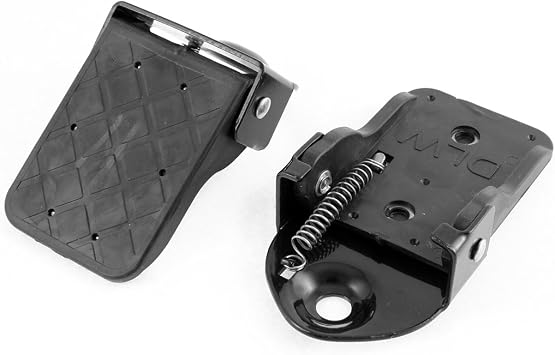 Ruilogod 2 Pcs Nonslip Foot Peg Footrest Rear Pedal Blackidd5 ead e0 7b6 872