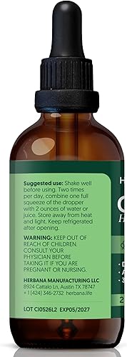 Miniatura 5 de Extracto líquido de hoja de cilantro  Gotas orgánicas de cilantro sativum para limpieza corporal y desintoxicación  Suplemento de tintura de hierbas